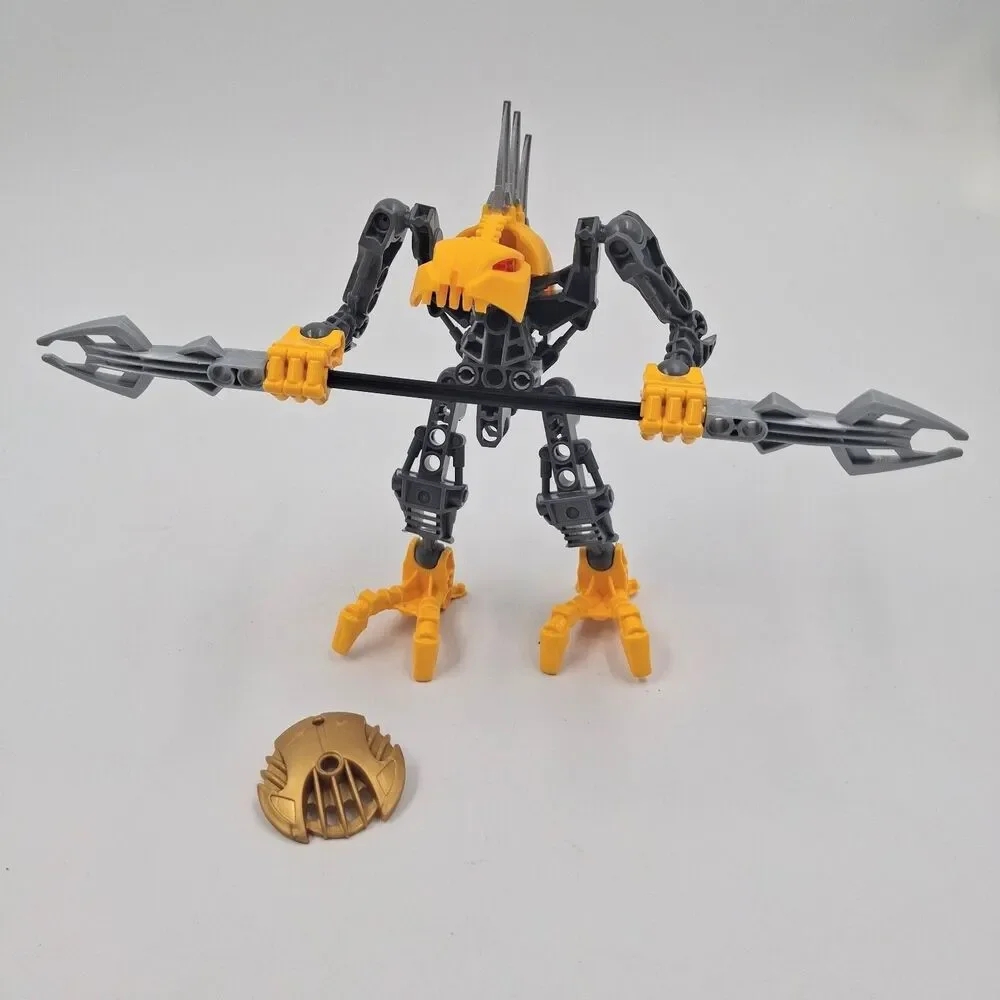 Lego Bionicle Rahkshi 7138 Stars Complete With Golden Shield Canister & Manuel